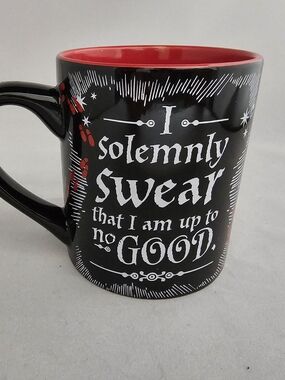 Warner Bros. Harry Potter Black Mug with Red Interior